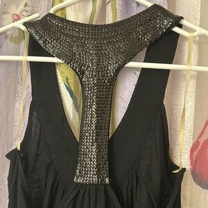Sequin Details V-neck Camisole